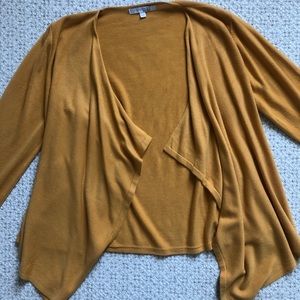 Mustard yellow cardigan